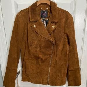 Isaac Mizrahi Suede Jacket